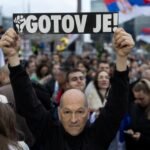 Tens of thousands join student movement rally in Serbia ahead of key polls