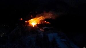 Hitler’s ‘Eagle’s Nest’ in flames: Arson suspected