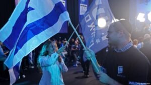 Israel election: Netanyahu-led bloc in slight lead with half of votes counted