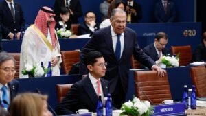 European diplomats shun Russia at G20 gathering in the US