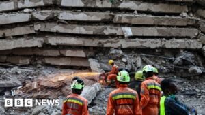 Seven missing after tall building collapses in Kenya’s capital