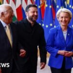 Zelensky rallies EU support as Trump says Ukraine leader ‘more difficult to deal with than Putin’