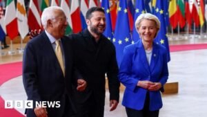 Zelensky rallies EU support as Trump says Ukraine leader ‘more difficult to deal with than Putin’