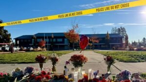 Trump says armed bystander who killed US school shooter a ‘great hero’