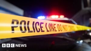 Georgia officials hunt for suspect in shooting that killed two and injured 35